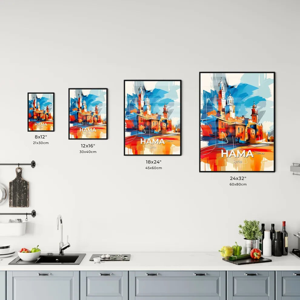 Vibrant Hama, Syria Kitchen Art