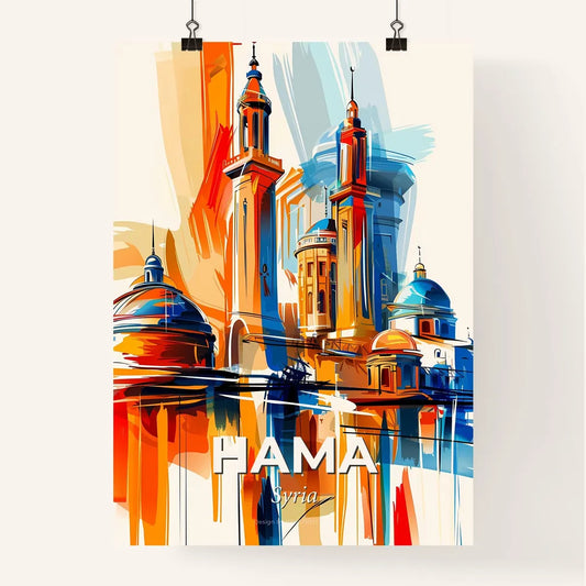 Vibrant Hama, Syria Poster