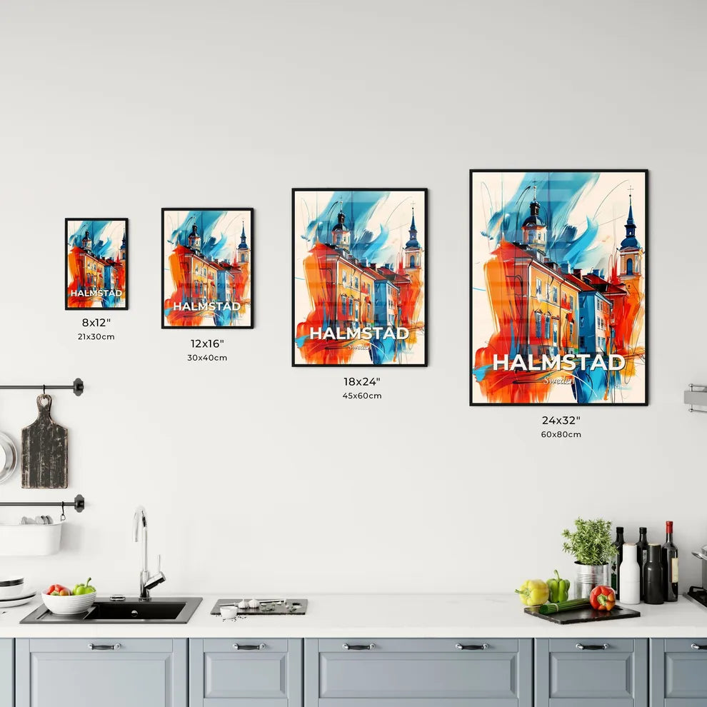 Vibrant Halmstad, Sweden Kitchen Art