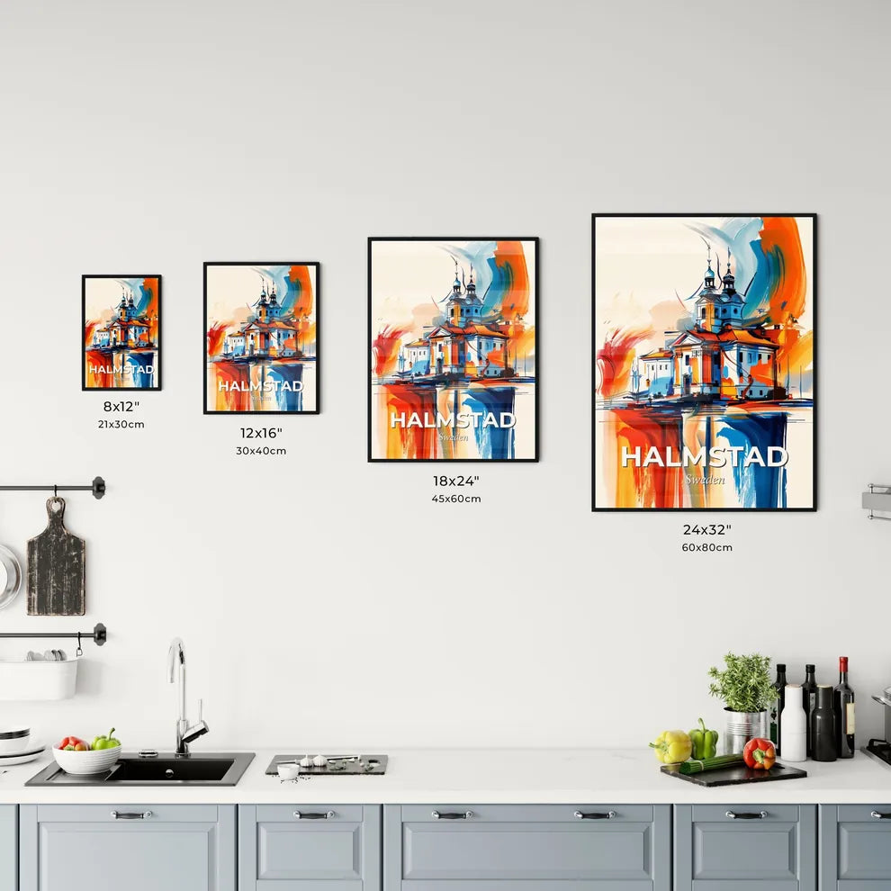 Vibrant Halmstad, Sweden Kitchen Art