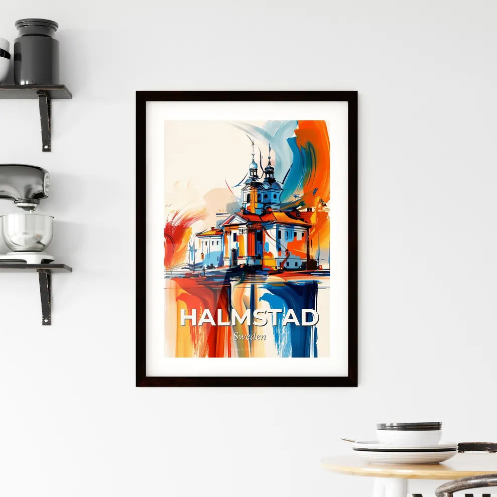 Vibrant Halmstad, Sweden Framed Print
