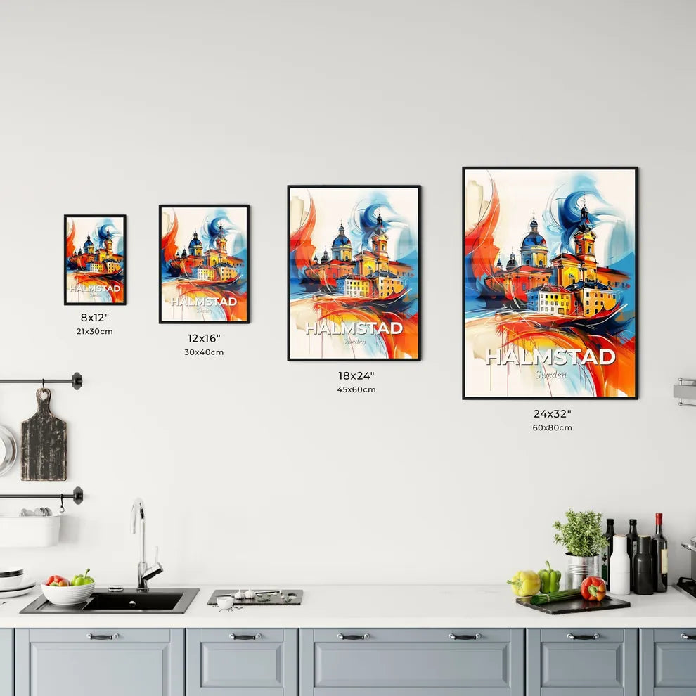 Vibrant Halmstad, Sweden Kitchen Art