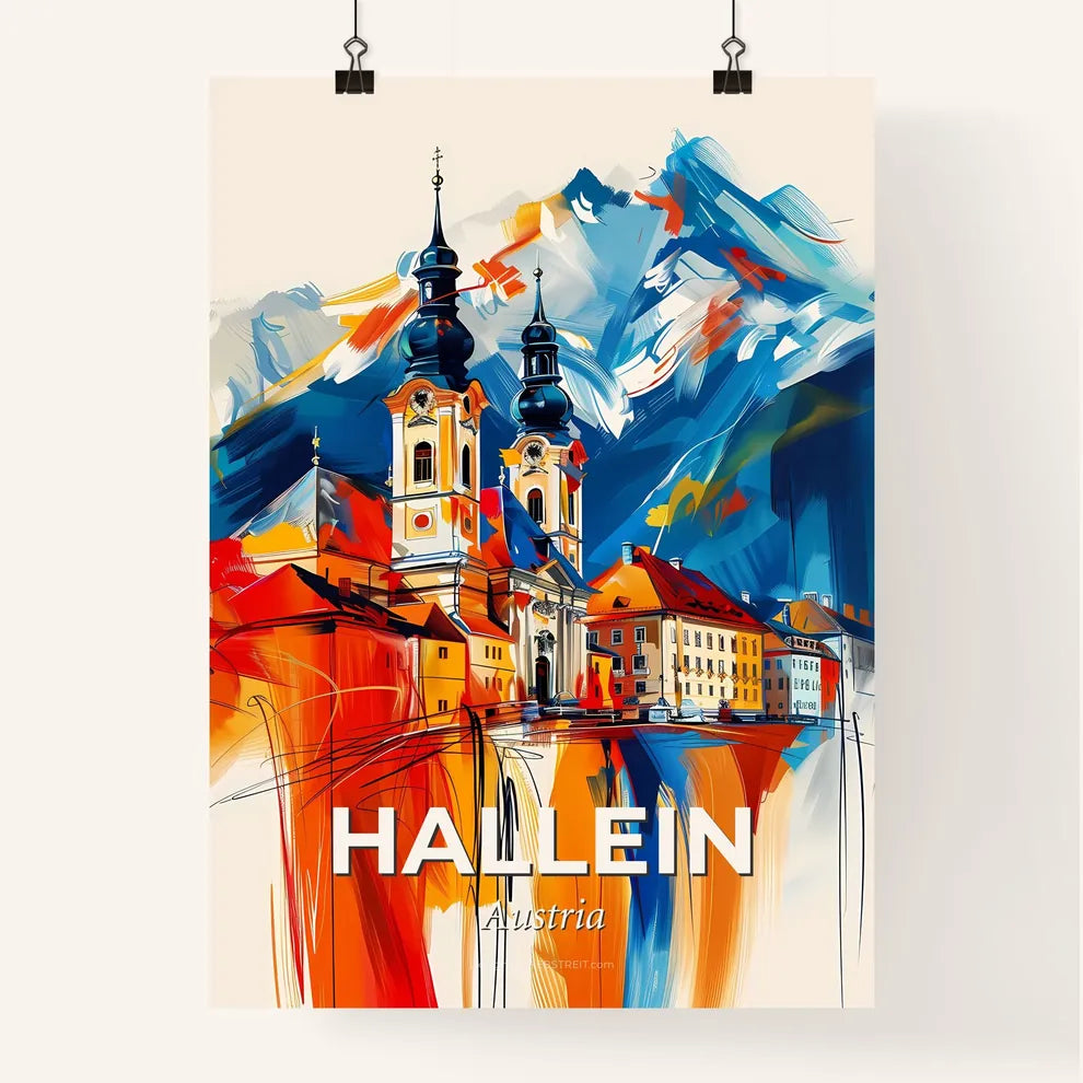 Vibrant Hallein, Austria Poster