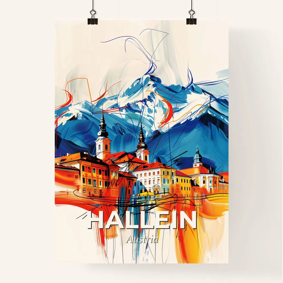 Vibrant Hallein, Austria Poster