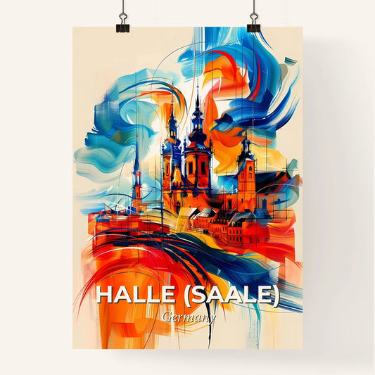 Vibrant Halle (Saale), Germany Poster