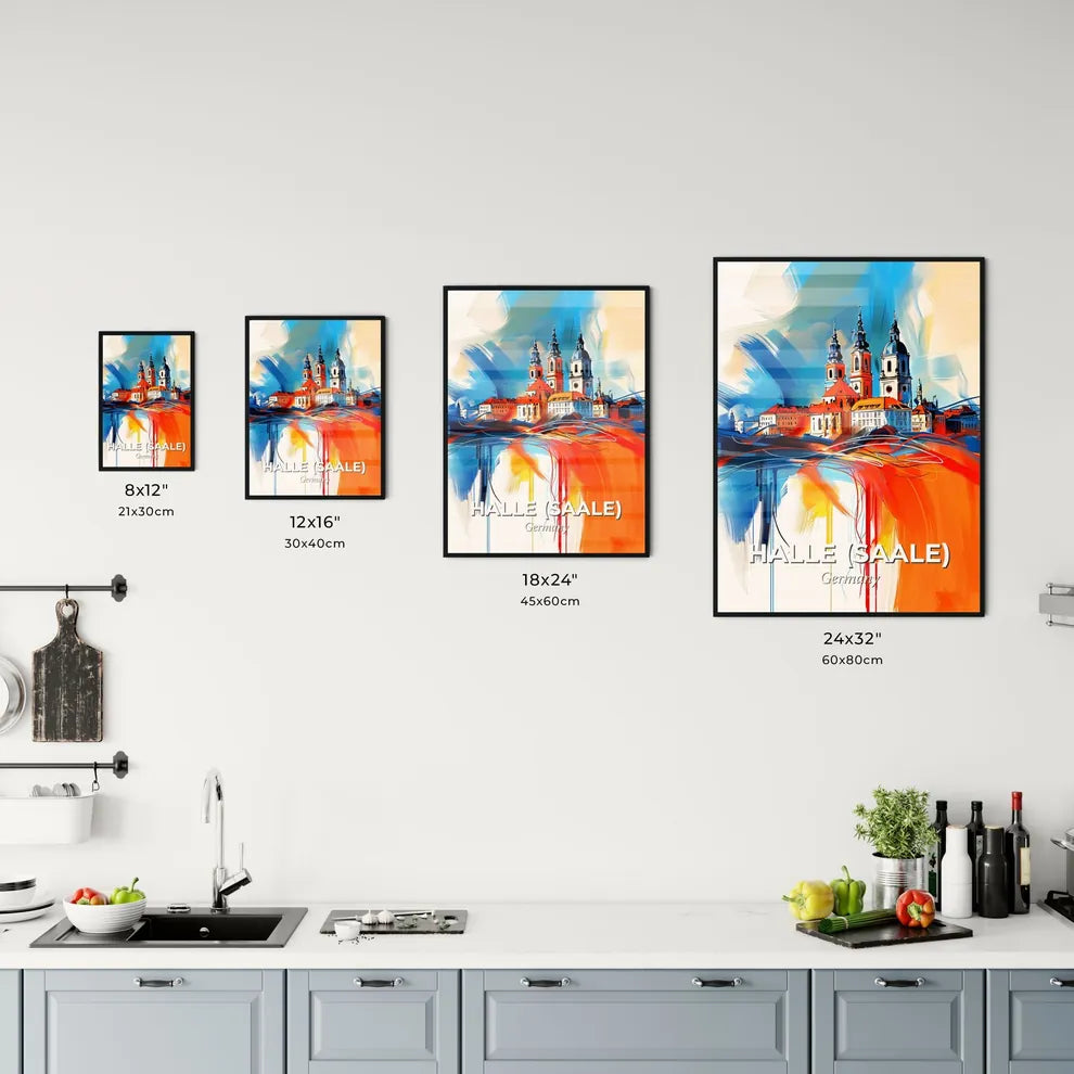Vibrant Halle (Saale), Germany Kitchen Art