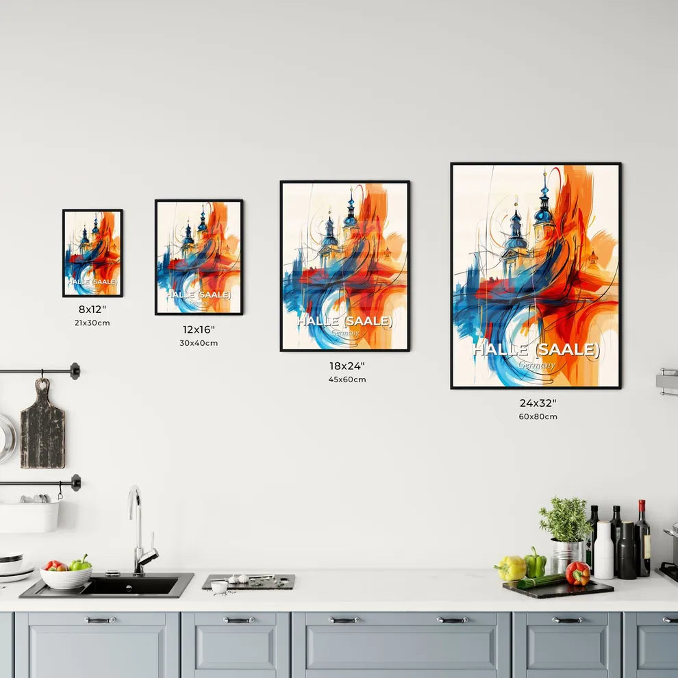 Vibrant Halle (Saale), Germany Kitchen Art