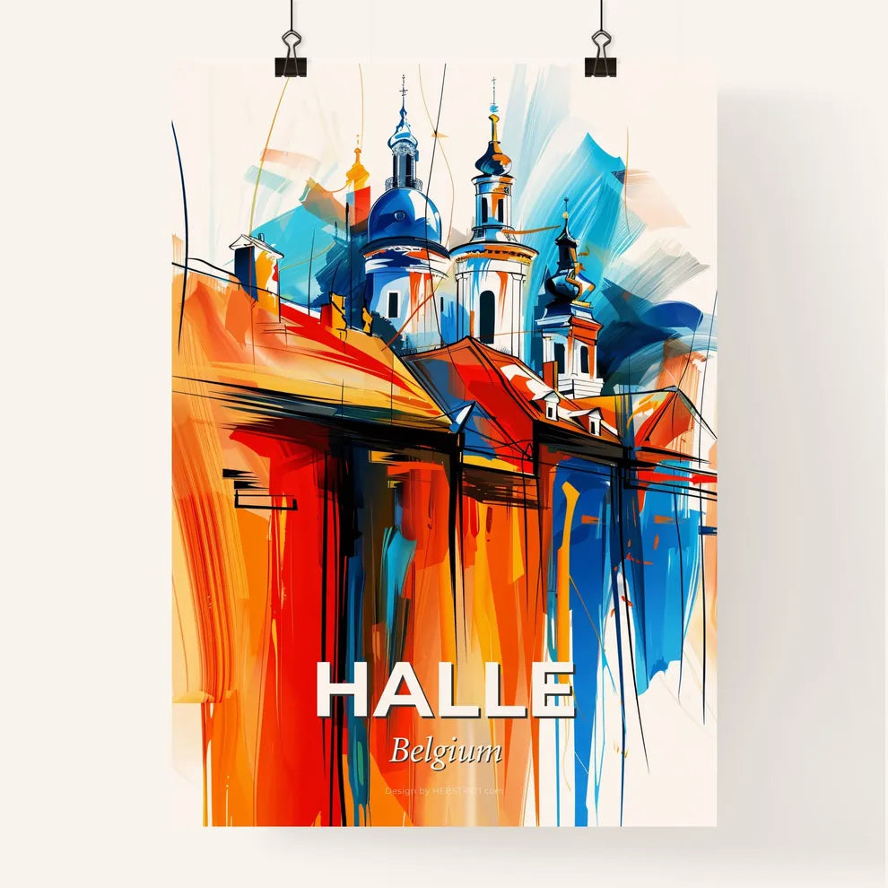 Vibrant Halle , Belgium Poster