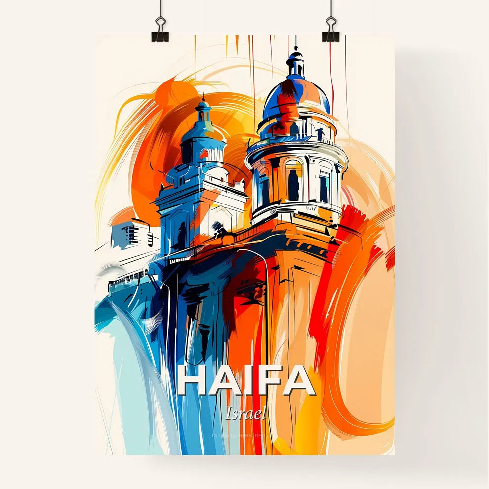 Vibrant Haifa, Israel Poster