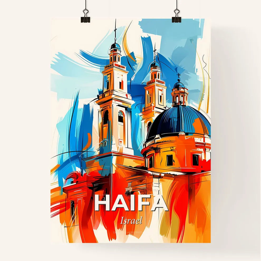 Vibrant Haifa, Israel Poster