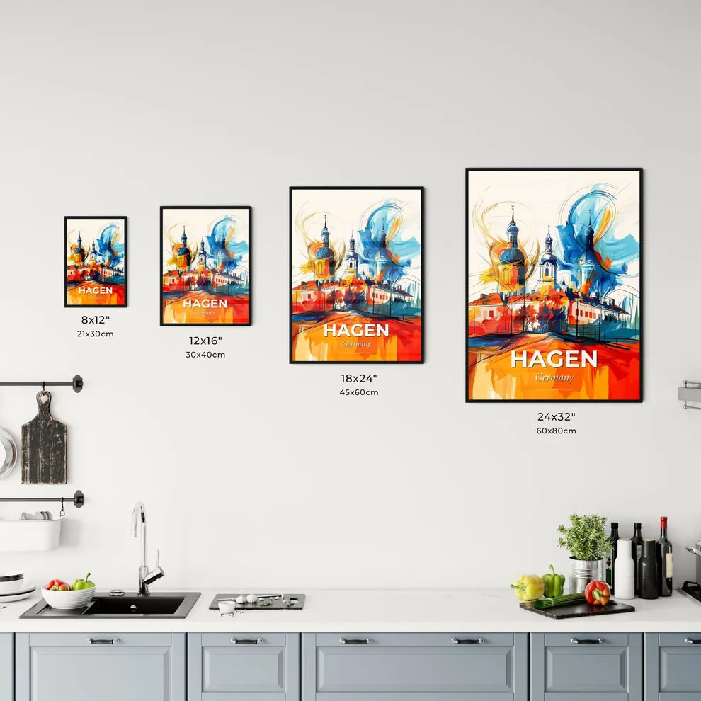 Vibrant Hagen, Germany Kitchen Art