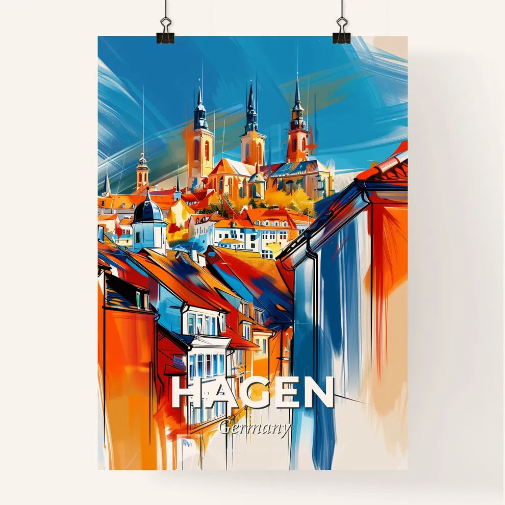 Vibrant Hagen, Germany Poster