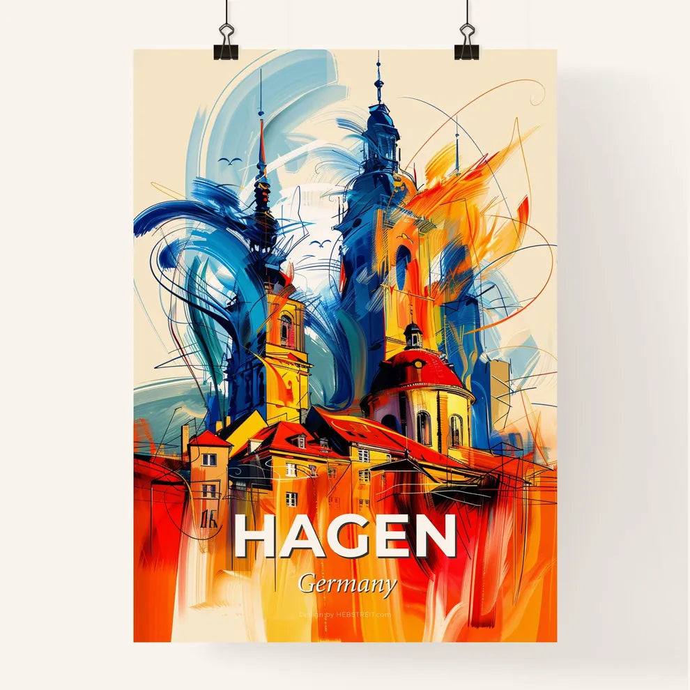 Vibrant Hagen, Germany Poster