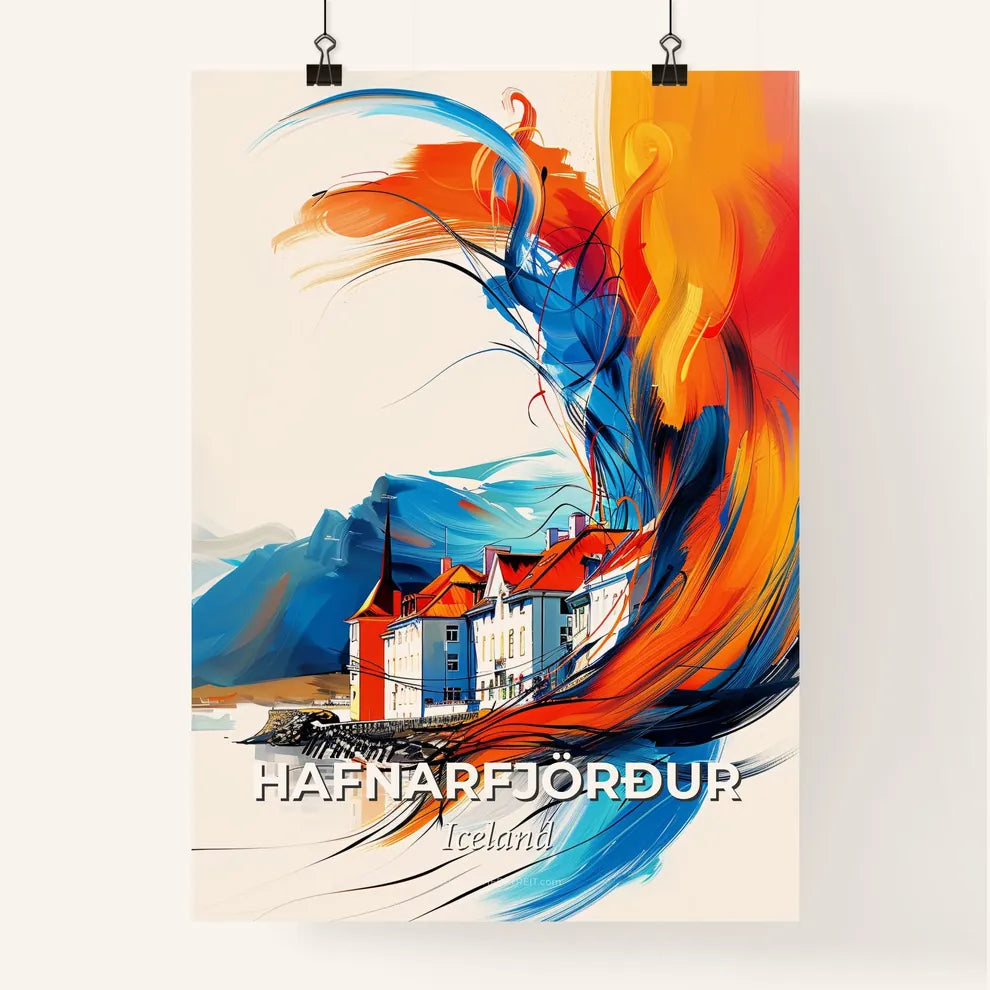 Vibrant Hafnarfjörður, Iceland Poster
