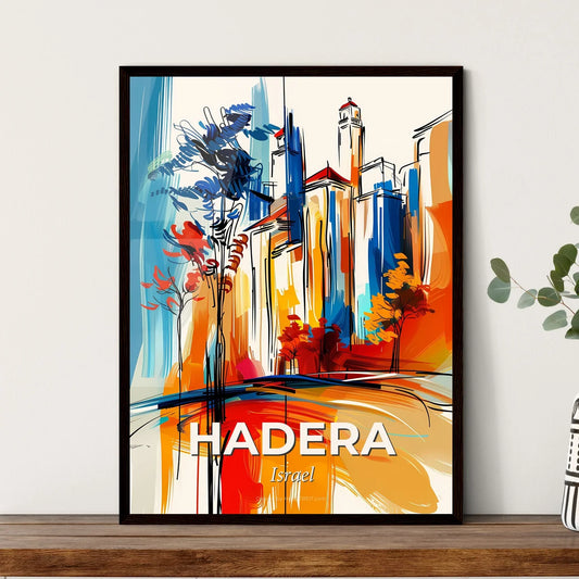 Vibrant Hadera, Israel Art Print