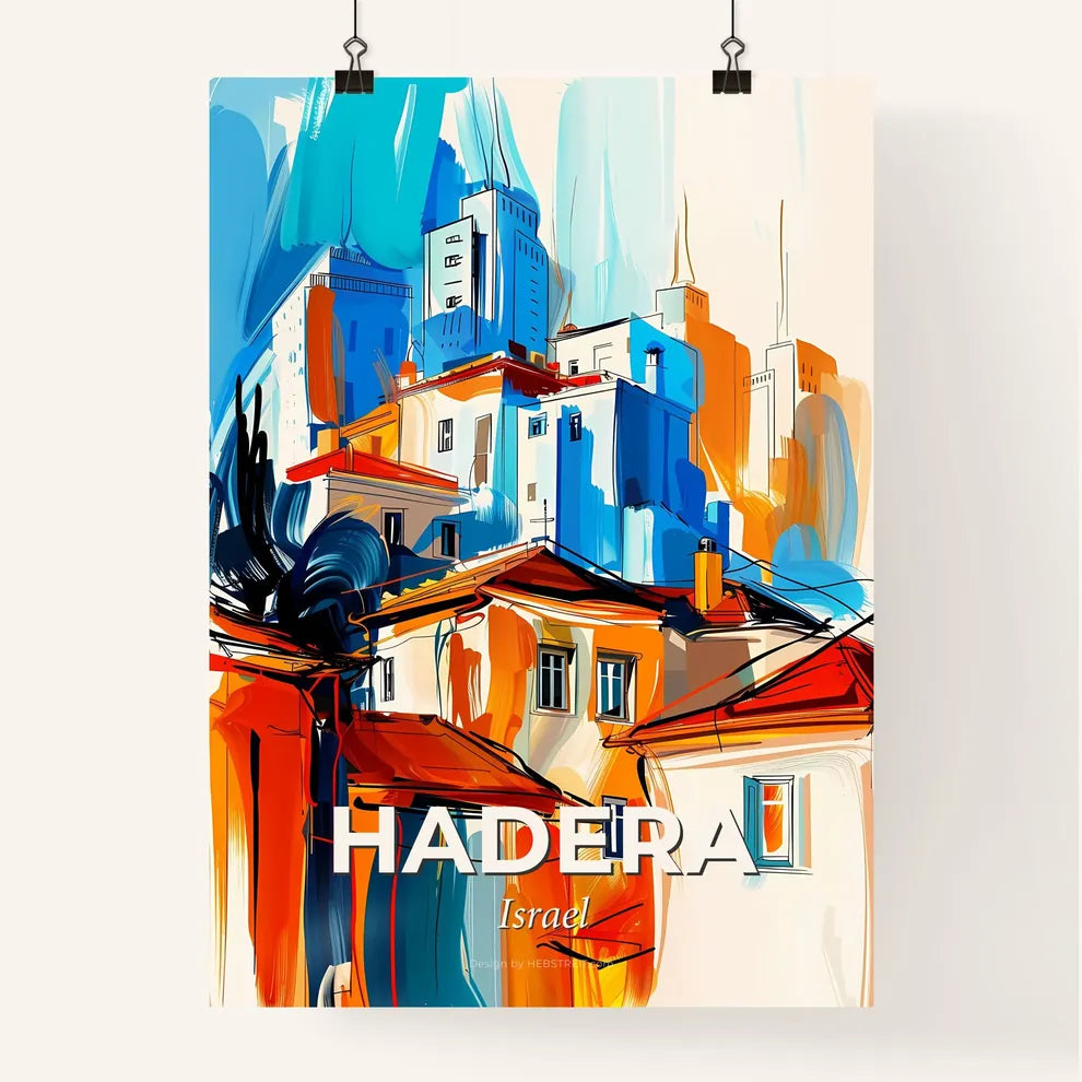 Vibrant Hadera, Israel Poster