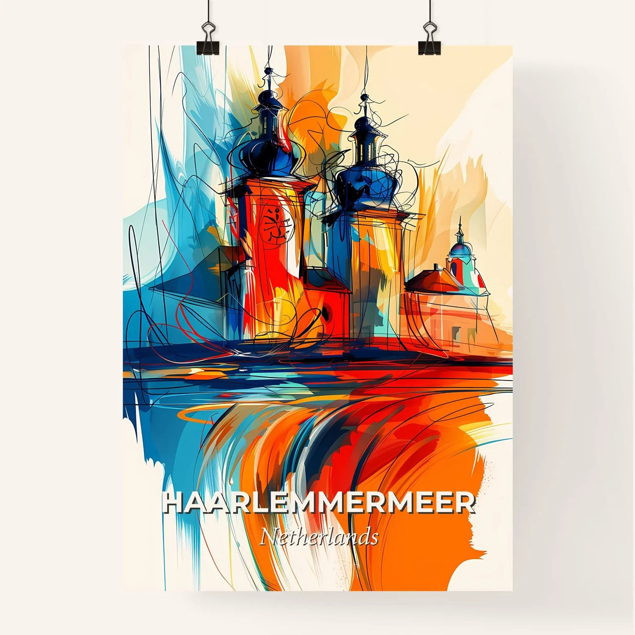 Vibrant Haarlemmermeer, Netherlands Poster