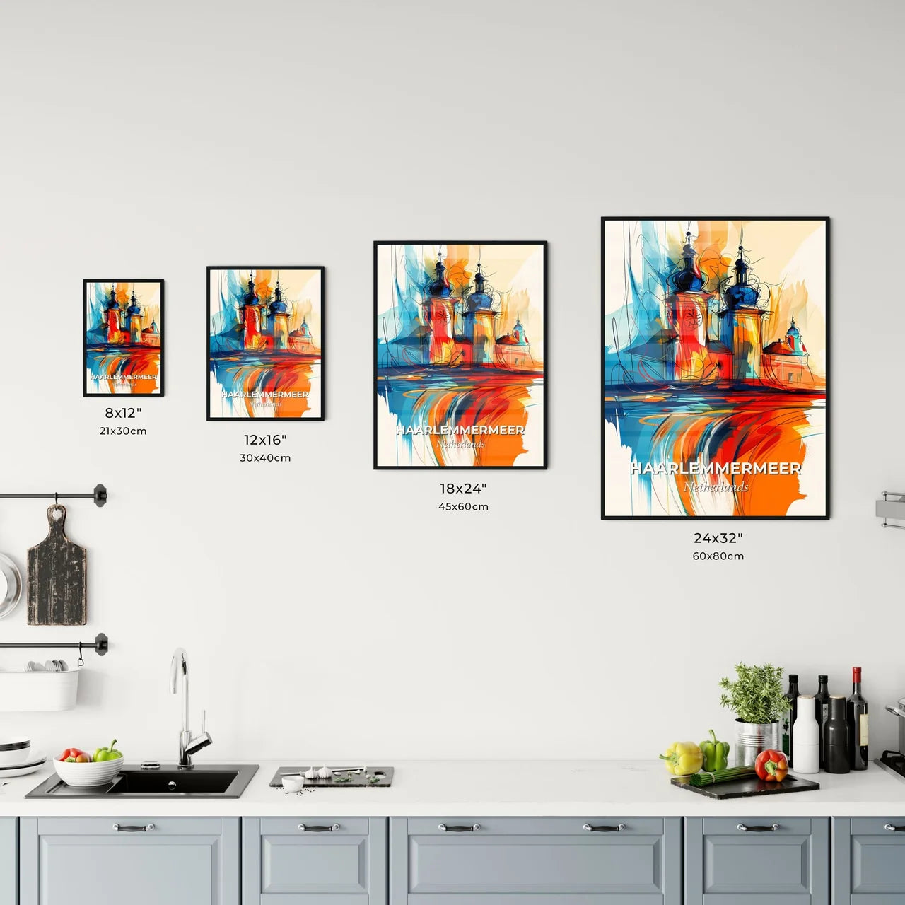 Vibrant Haarlemmermeer, Netherlands Kitchen Art