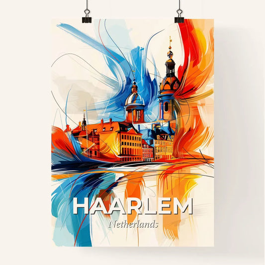 Vibrant Haarlem, Netherlands Poster
