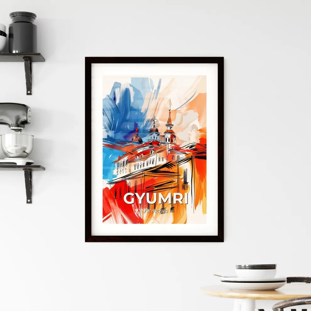 Vibrant Gyumri, Armenia Framed Print