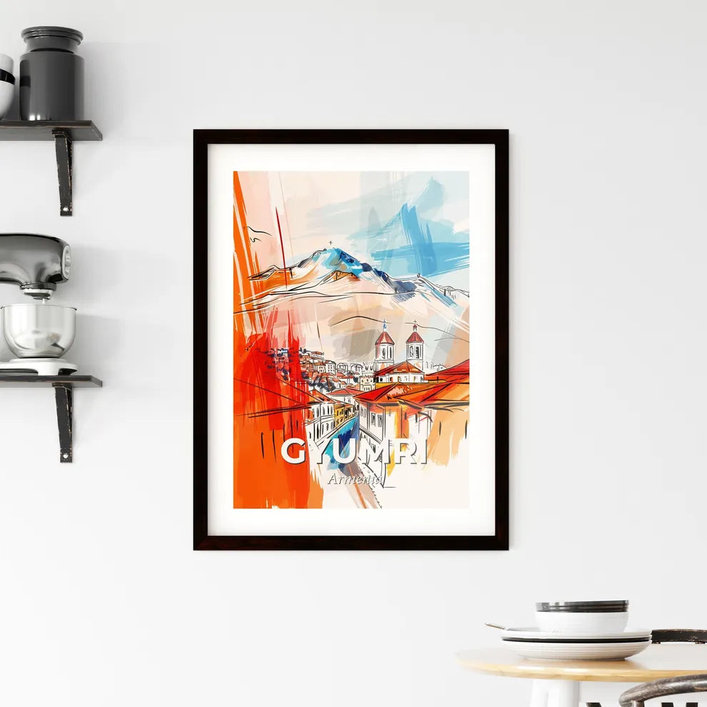 Vibrant Gyumri, Armenia Framed Print