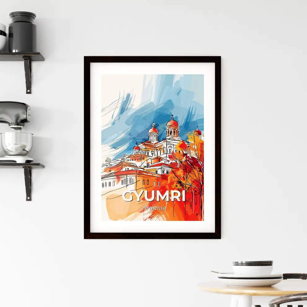 Vibrant Gyumri, Armenia Framed Print