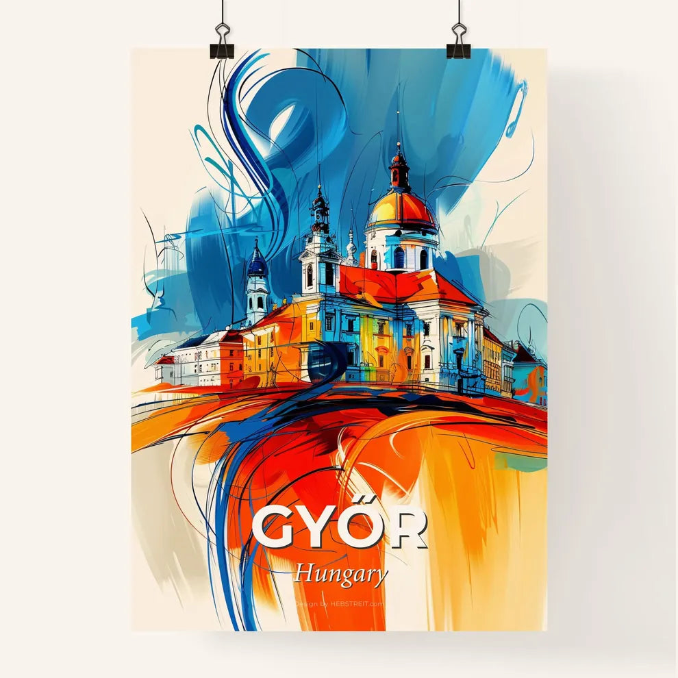 Vibrant Győr, Hungary Poster