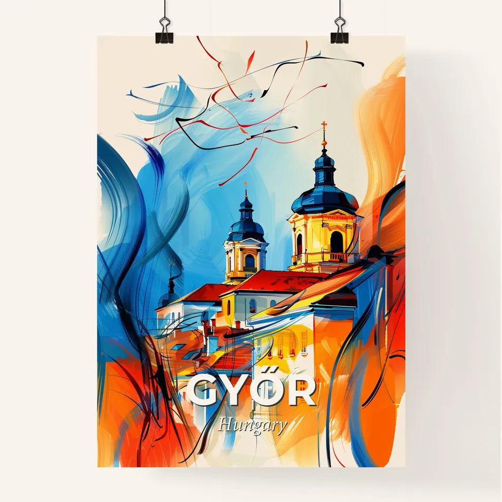 Vibrant Győr, Hungary Poster