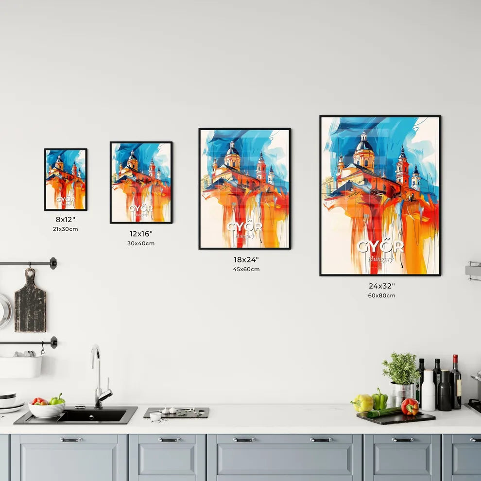 Vibrant Győr, Hungary Kitchen Art
