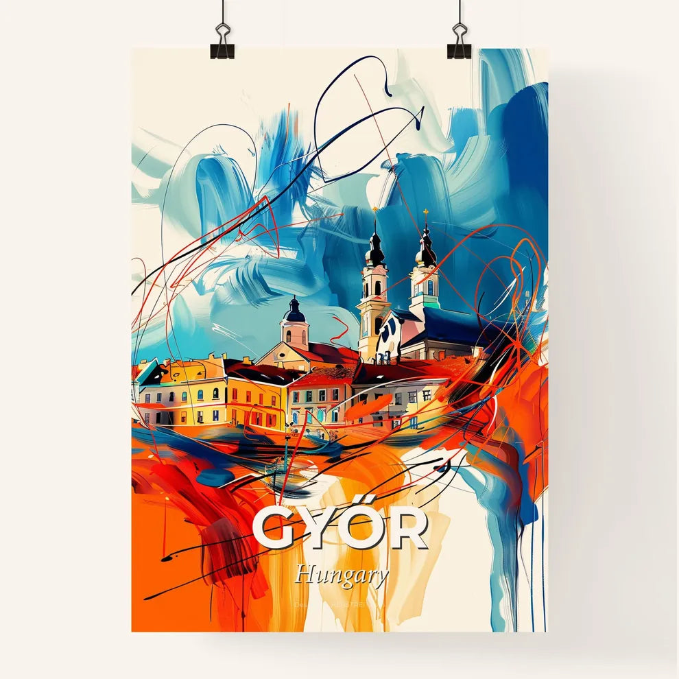 Vibrant Győr, Hungary Poster