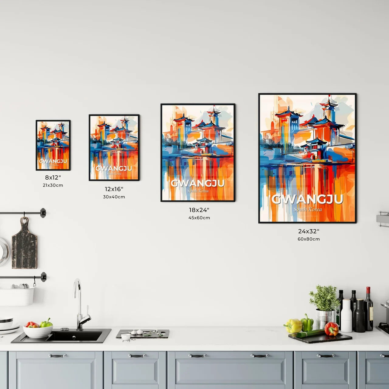 Vibrant Gwangju, South Korea Kitchen Art