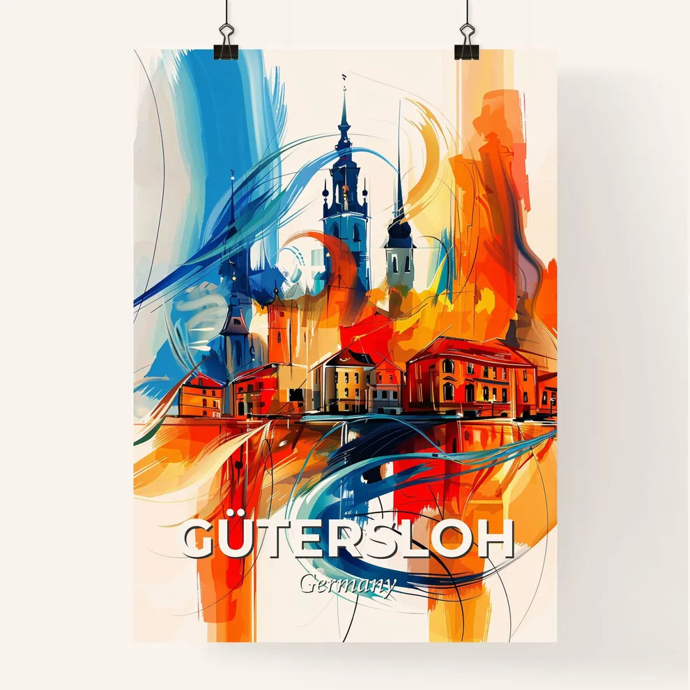 Vibrant Gütersloh, Germany Poster