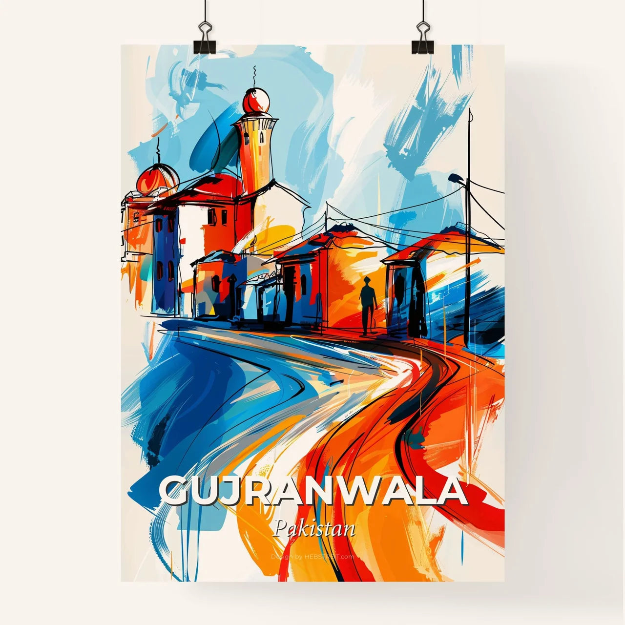 Vibrant Gujranwala, Pakistan Poster