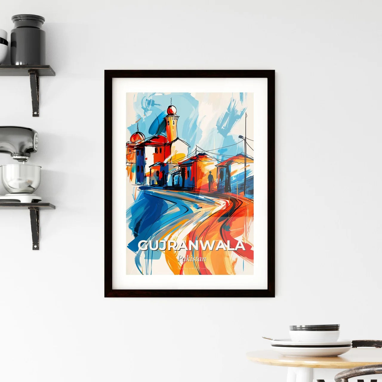 Vibrant Gujranwala, Pakistan Framed Print