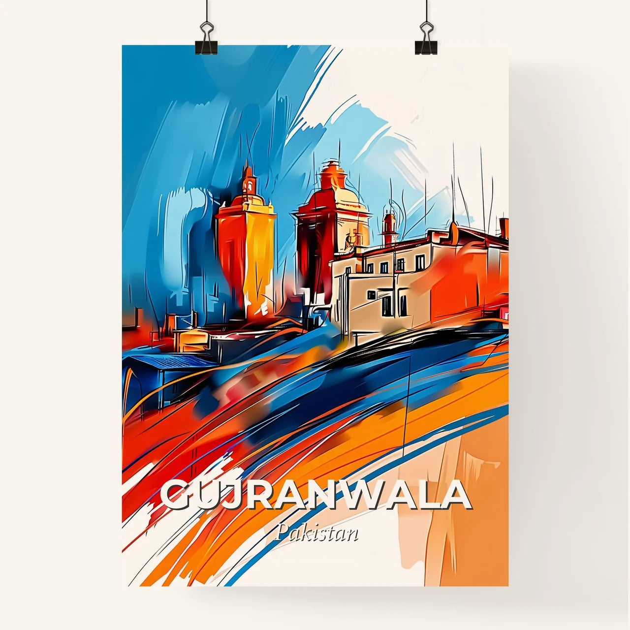 Vibrant Gujranwala, Pakistan Poster