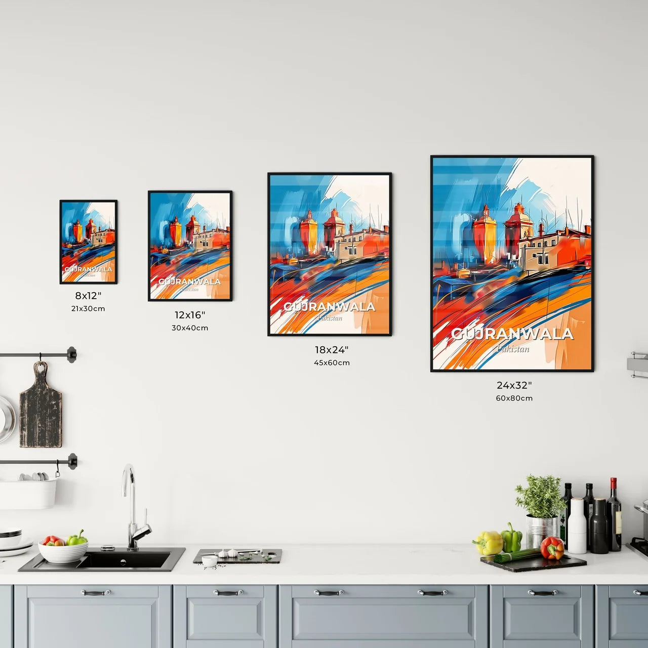 Vibrant Gujranwala, Pakistan Kitchen Art