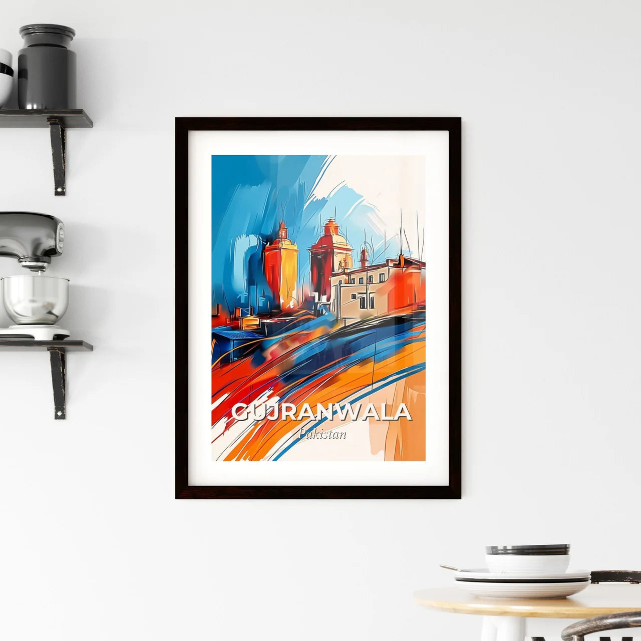 Vibrant Gujranwala, Pakistan Framed Print