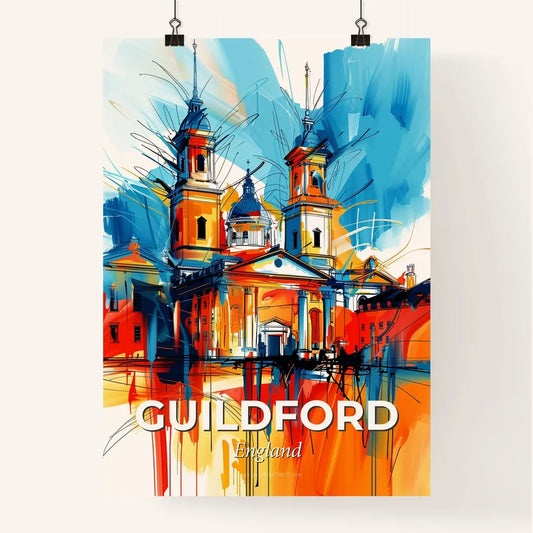 Vibrant Guildford, England Poster