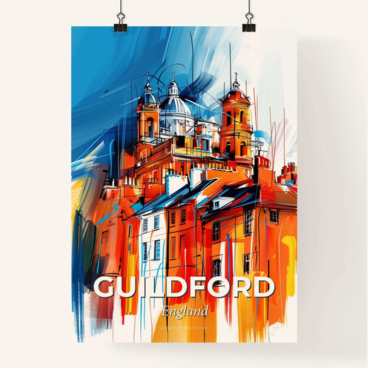 Vibrant Guildford, England Poster