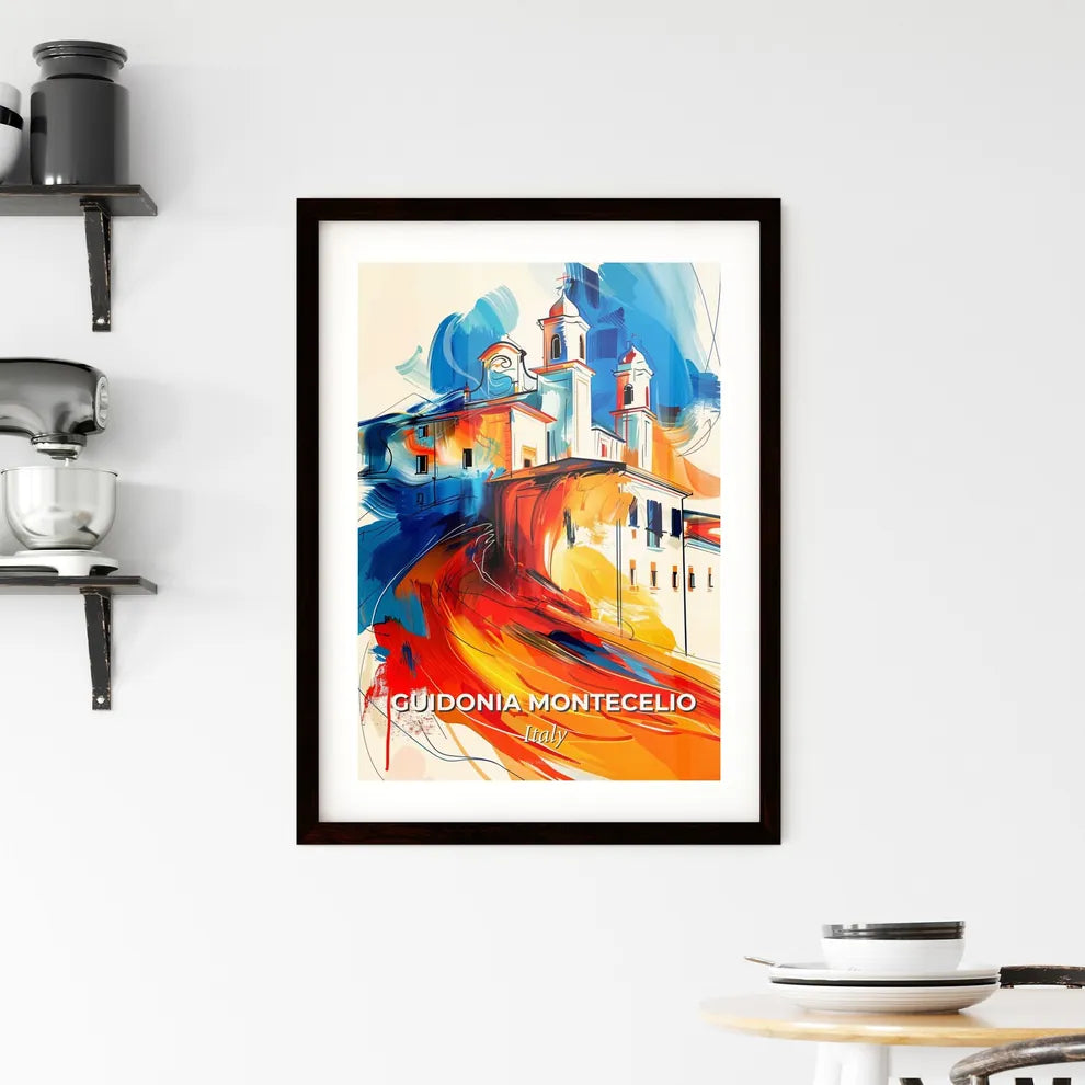 Vibrant Guidonia Montecelio, Italy Framed Print