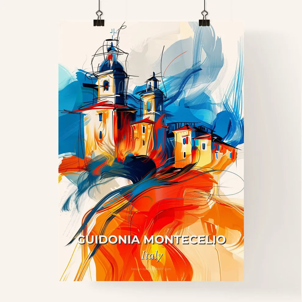 Vibrant Guidonia Montecelio, Italy Poster