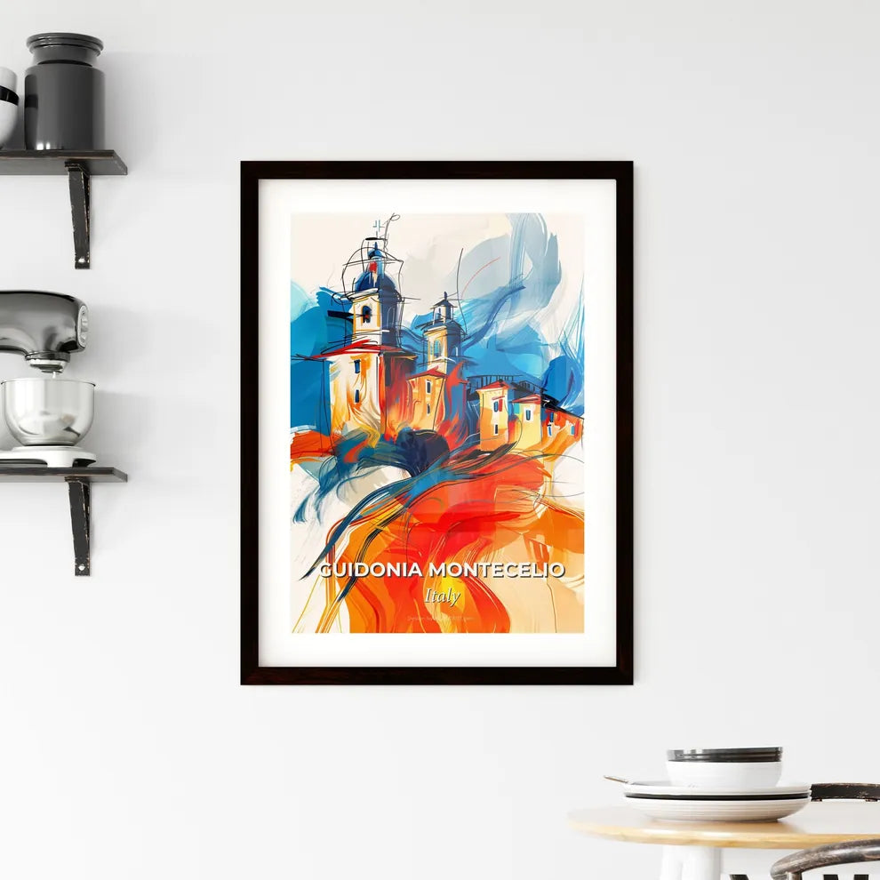 Vibrant Guidonia Montecelio, Italy Framed Print