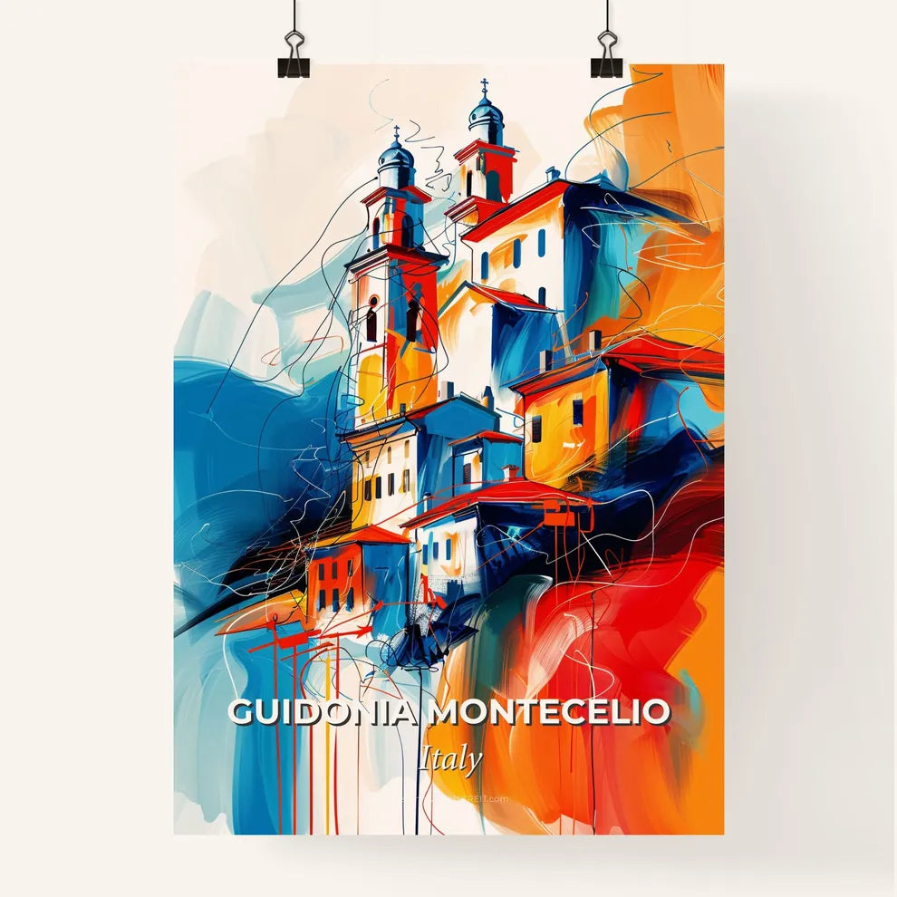 Vibrant Guidonia Montecelio, Italy Poster