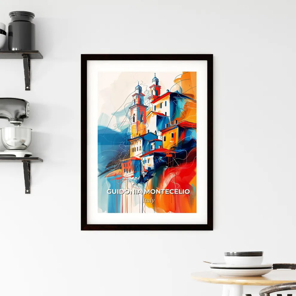 Vibrant Guidonia Montecelio, Italy Framed Print