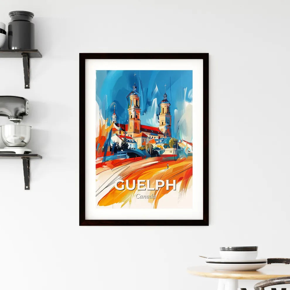 Vibrant Guelph, Canada Framed Print