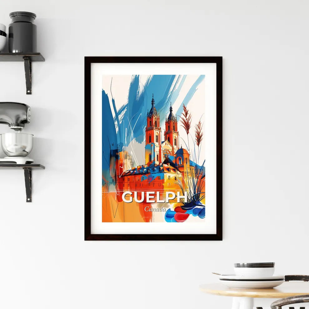 Vibrant Guelph, Canada Framed Print
