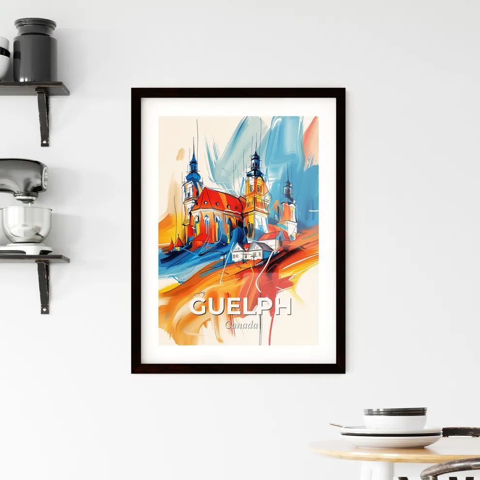 Vibrant Guelph, Canada Framed Print