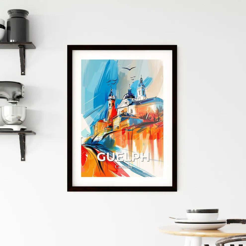 Vibrant Guelph, Canada Framed Print