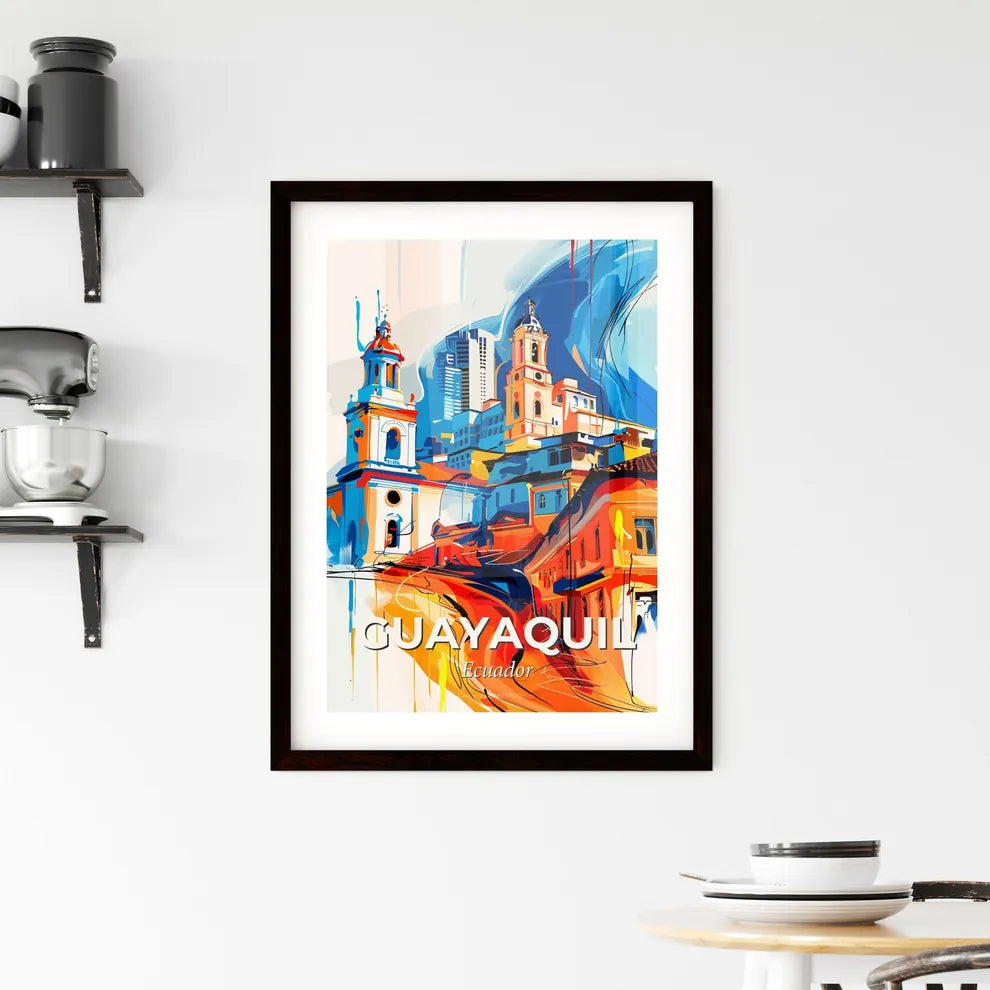 Vibrant Guayaquil, Ecuador Framed Print