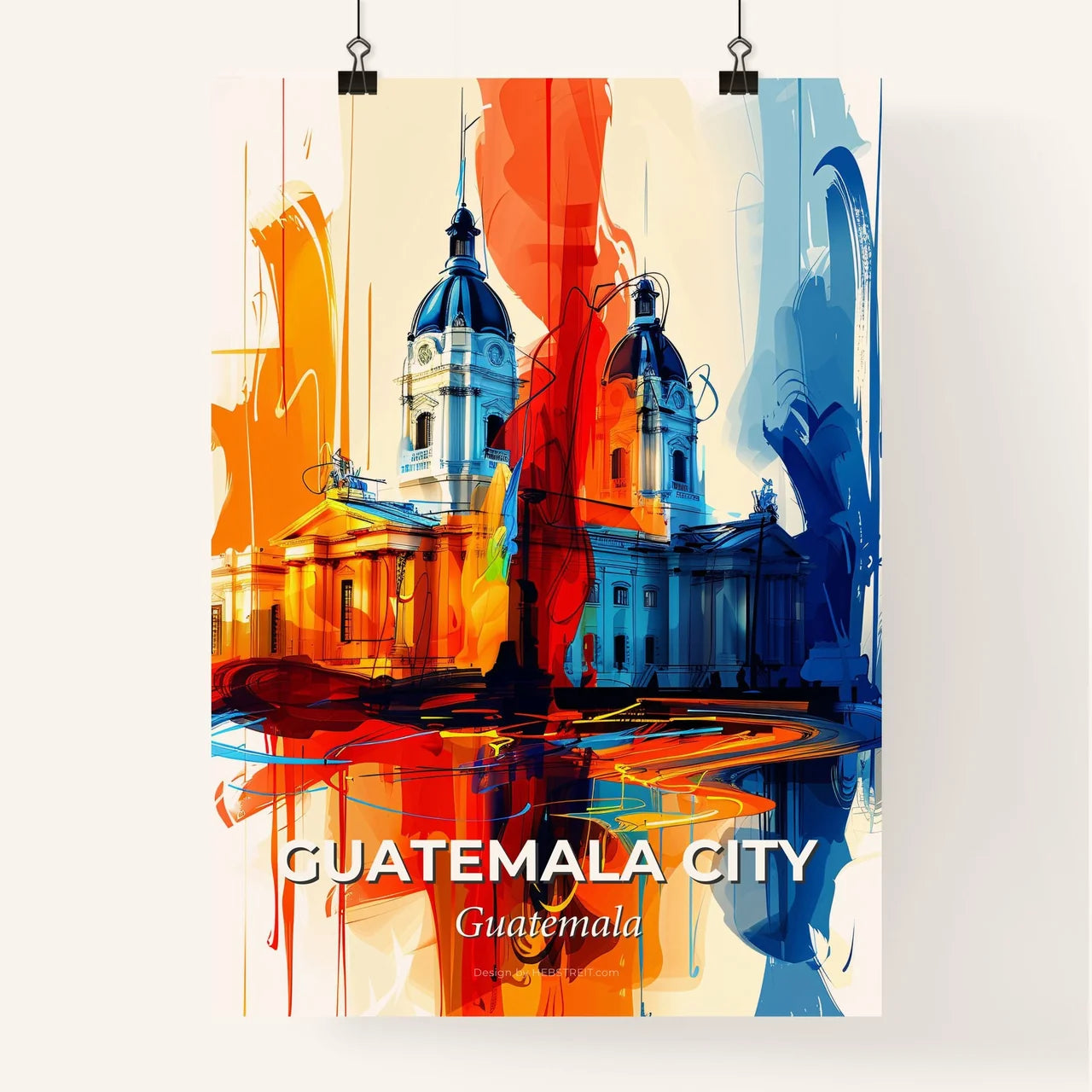 Vibrant Guatemala City, Guatemala Poster
